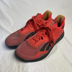 Reebok Nano X Gym Shoes Mens Size 12 Red Sneakers FV6667 Lace Up Crossfit